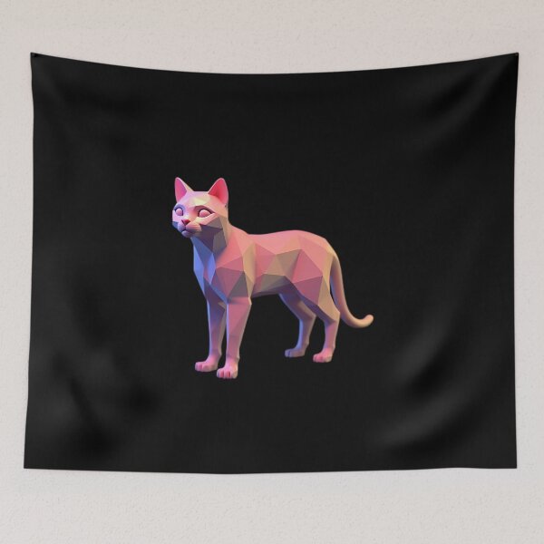 Item preview, 3D Pixel Cat Art designed and sold by macadolie.