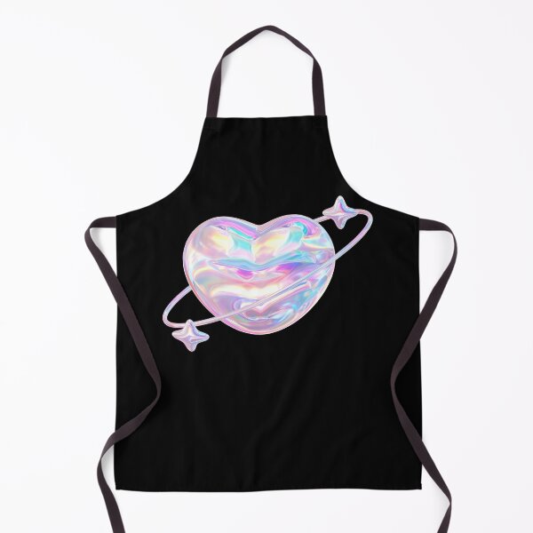 Item preview, holographic heart designed and sold by PeachyLitchi.