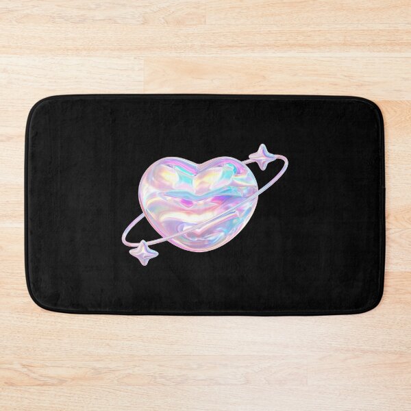 Item preview, holographic heart designed and sold by PeachyLitchi.