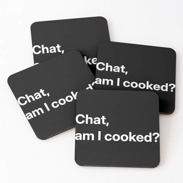 Item preview, Chat, am I cooked? (White) designed and sold by SOVLLESS.