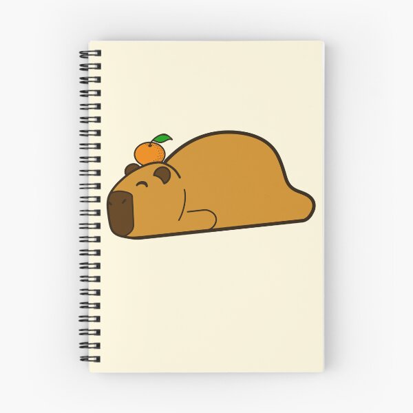 Item preview, Capybara With Orange designed and sold by NotARealGrownUp.