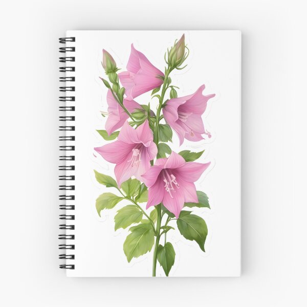 Item preview, Pink Bellflower designed and sold by HOMETOWN86.