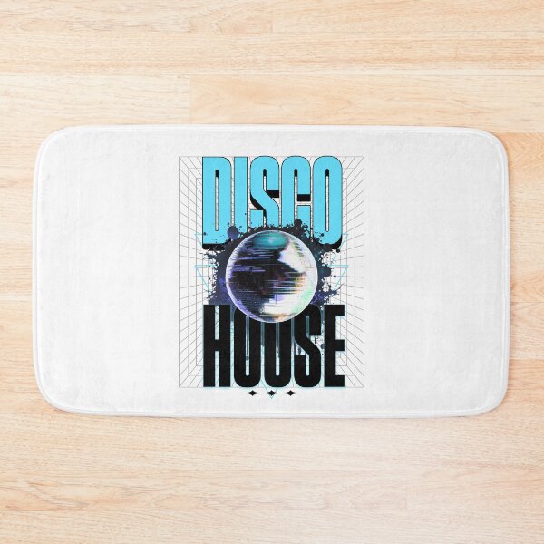 Item preview, DISCO HOUSE - Disco Ball Y'all (black/blue)  designed and sold by Discothreadz.