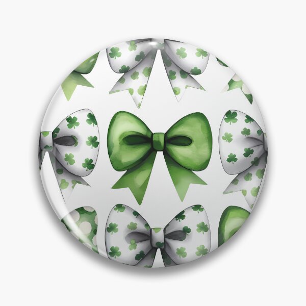Item preview, Colección de lazos con tréboles verdes para el Día de San Patricio designed and sold by ThreadandThink.