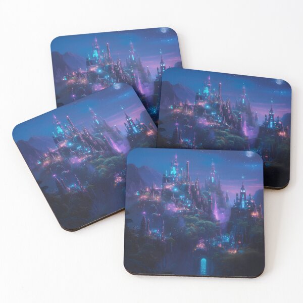 Item preview, Mystic Heights: A Magic City in the Enchanted Forest designed and sold by Spiritveil.