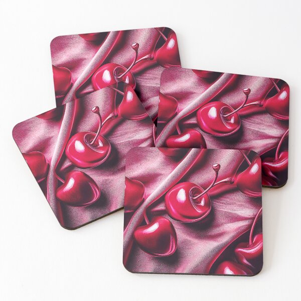 Item preview, Glossy Red Cherries designed and sold by Flower Magic .