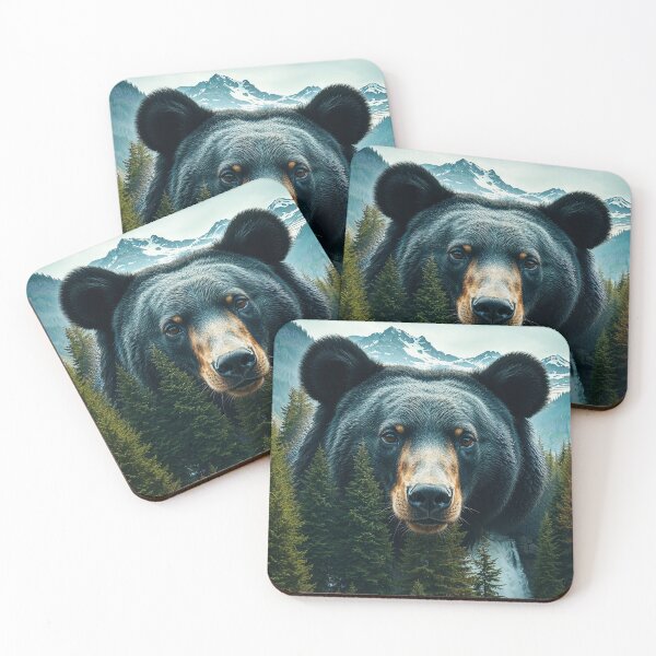 Item preview, Black Bear and Wilderness Valley designed and sold by Skye Ryan-Evans.