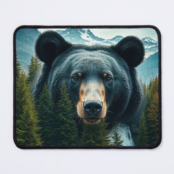 Item preview, Black Bear and Wilderness Valley designed and sold by Skye Ryan-Evans.
