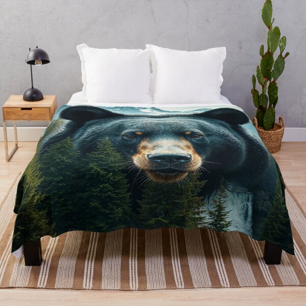 Item preview, Black Bear and Wilderness Valley designed and sold by Skye Ryan-Evans.