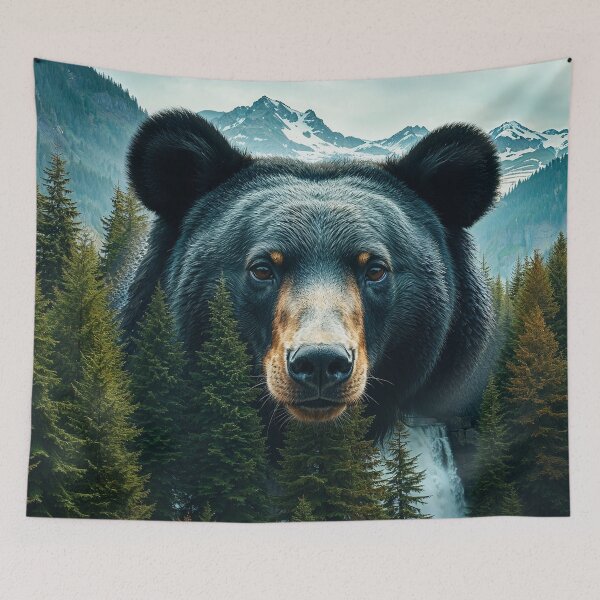 Item preview, Black Bear and Wilderness Valley designed and sold by Skye Ryan-Evans.