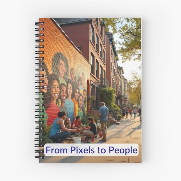 Item preview, From Pixels to People: Building Real Community designed and sold by Make It A Better Day.