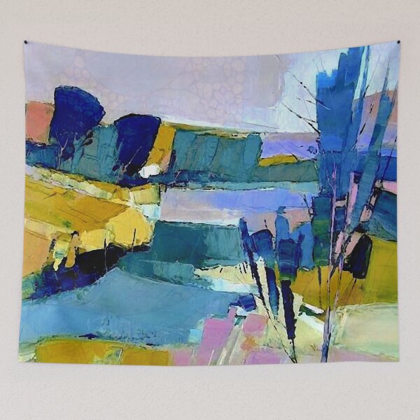 Item preview, Blue Landscape designed and sold by ViaARTfactory.
