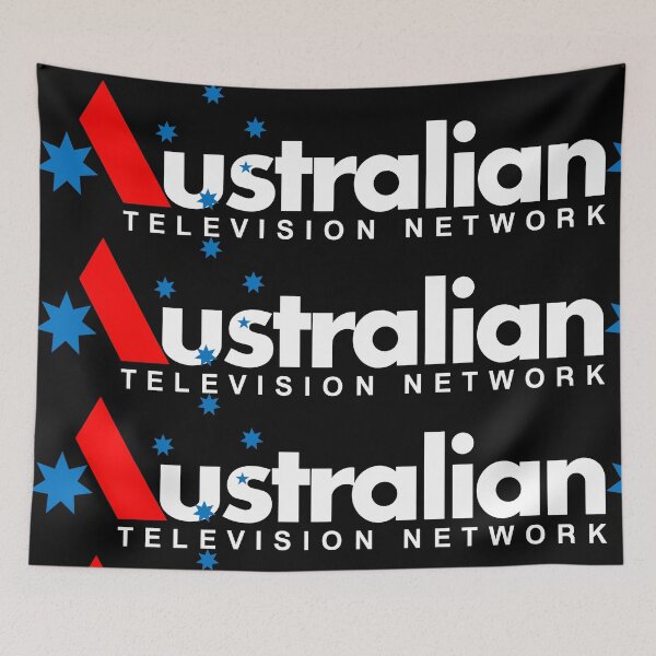 Item preview, Australian Television Network (Black) designed and sold by GoalieTurtle.