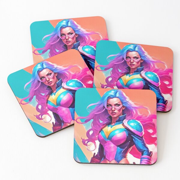 Item preview, Pastel Power: Blonde Super Heroine designed and sold by VintageVibesKC1.