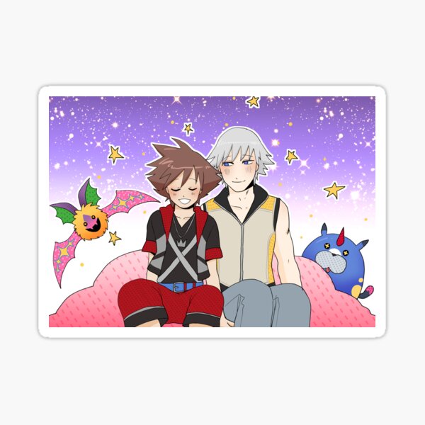 Vista previa del artículo con la obra «KH: Sora y Riku», diseñado y vendido por jaciopara.