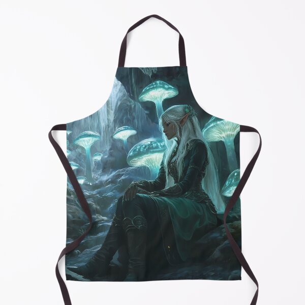 Item preview, Mystic Glow: The Drow Priestess in the Enchanted Cavern designed and sold by Spiritveil.
