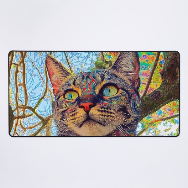 Item preview, Psychedelic Purrs designed and sold by Nemo Art Concepts.