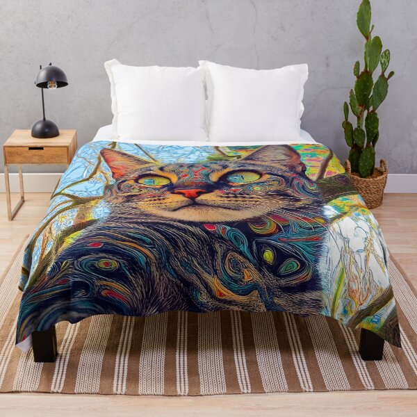 Item preview, Psychedelic Purrs designed and sold by Nemo Art Concepts.