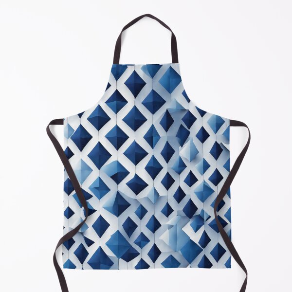 Item preview, Geometric Blue Waves designed and sold by Sadia Jannat.