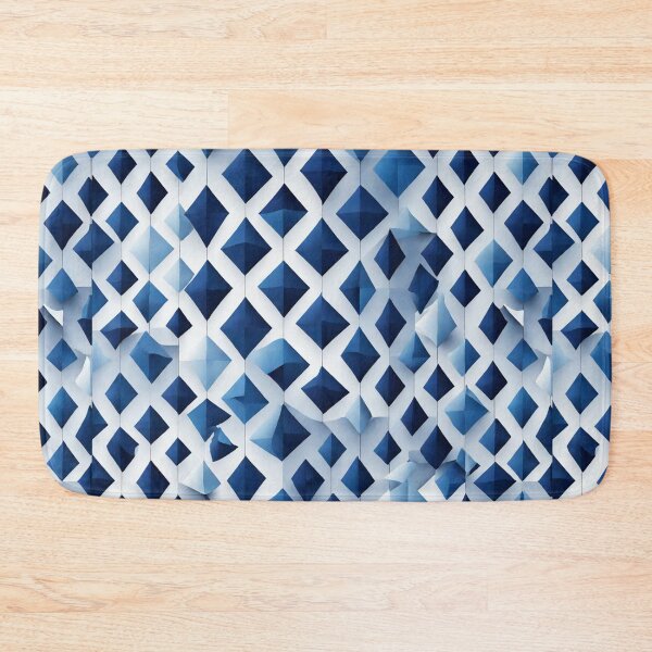 Item preview, Geometric Blue Waves designed and sold by Sadia  Jannat.
