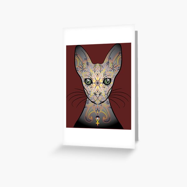 Item preview, Bastet Egyptian Goddess in Cat Form designed and sold by Morose-merch.