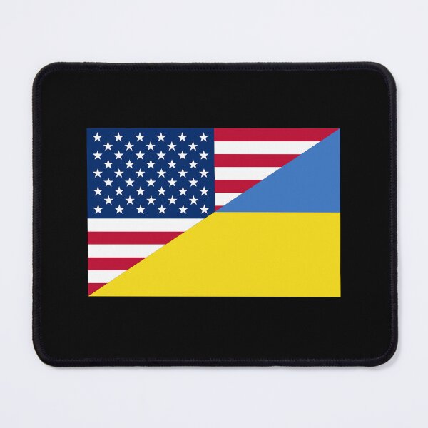 Item preview, Ukraine United States of America American Flag designed and sold by dgavisuals.