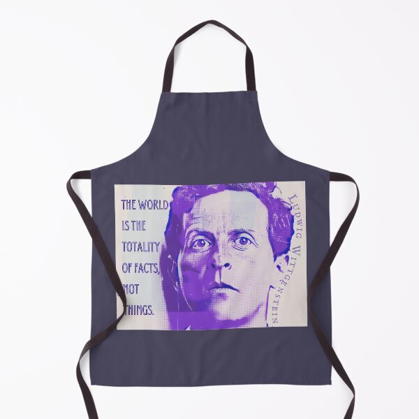 Item preview, Ludwig Wittgenstein quote: The world is the totality of facts, not things. designed and sold by artbleed.