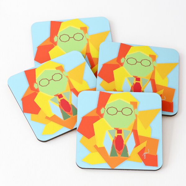 Item preview, Geometric Dr. Bunsen Honeydew Tangram (version 1/2 - with background) designed and sold by Jessiwins19.