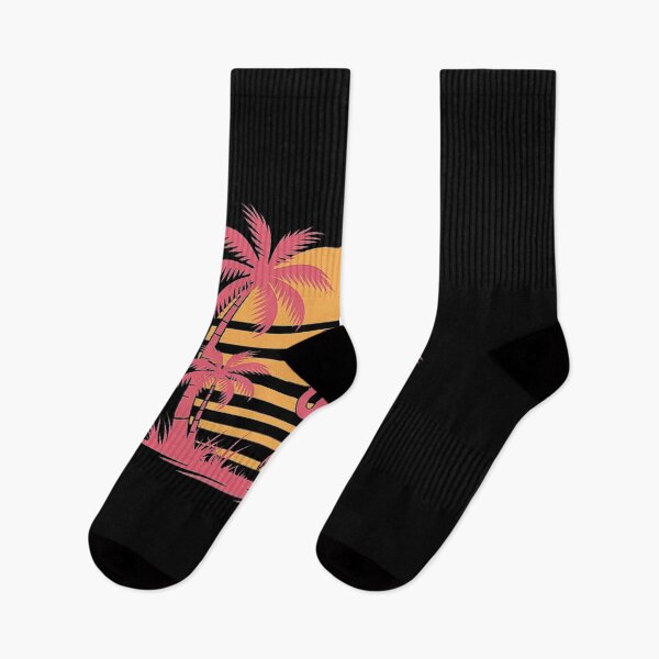 Item preview, Tropical Flamingo Sunset – Retro Beach Vibes & Summer Aesthetic designed and sold by love3617.