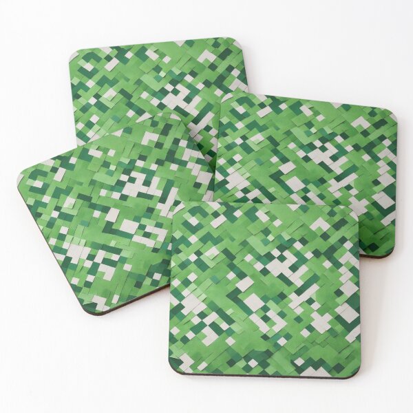 Item preview, Green Pixel Mosaic designed and sold by Sadia  Jannat.