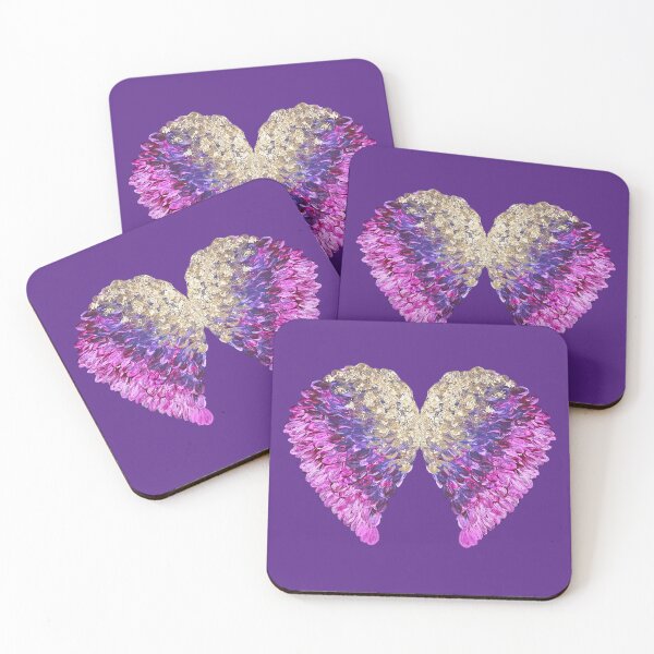 Item preview, Acrilic painted wings- purple-gold designed and sold by Sowianowa.