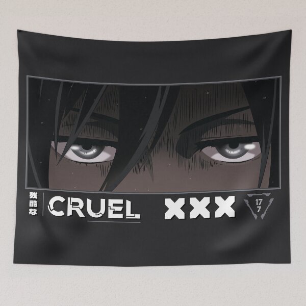 Item preview, Cruel Anime Eyes Japanese Cozy Anime Style designed and sold by Otakurypto.