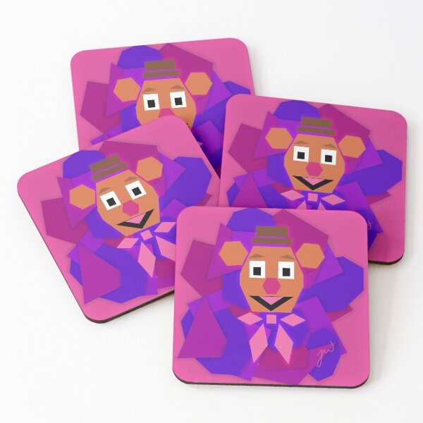 Item preview, Geometric Fozzie Bear Tangram (version 1/2 - with background) designed and sold by Jessiwins19.