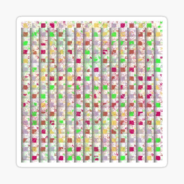 Beautiful abstract Textile Design Fabric printing patterns Sticker