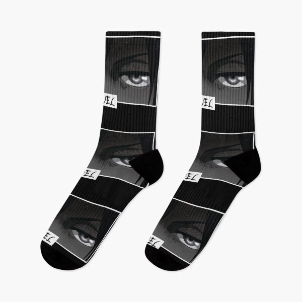 Item preview, Cruel Anime Eyes Monochrome Japanese Cozy Manga designed and sold by Otakurypto.