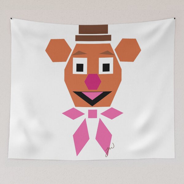 Item preview, Geometric Fozzie Bear Tangram (version 1/2 - no background) designed and sold by Jessiwins19.