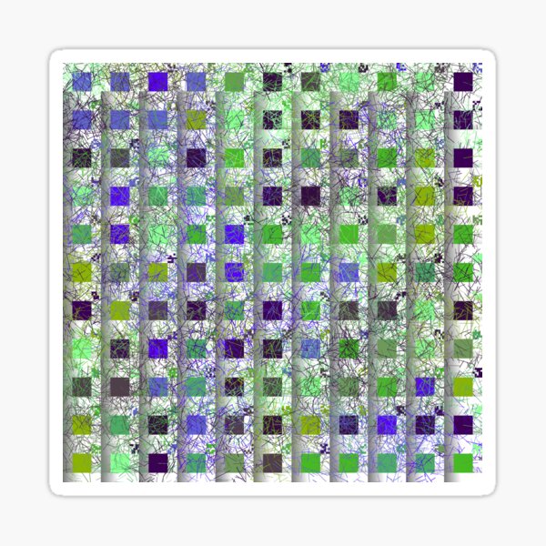 Beautiful abstract Textile Design Sticker