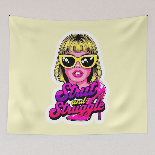 Item preview, Strut And Struggle Bold Blonde And Neon Confidence designed and sold by SplashTastic.