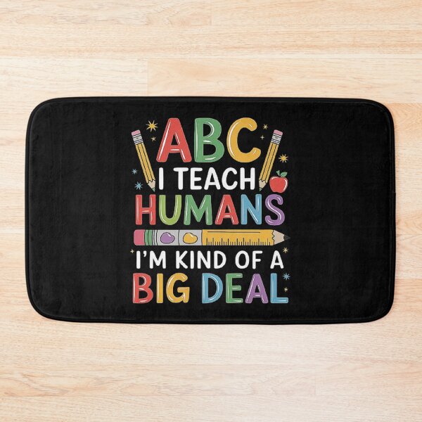 Item preview, Funny Teacher Quote – ABC I Teach Humans – Back to School designed and sold by love3617.