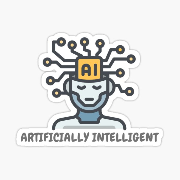 Item preview, Artificially Intelligent text design to match the AI life designed and sold by SimplyPrinted1.