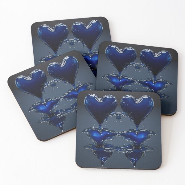 Item preview, Melting Blue Hearts designed and sold by Sadia  Jannat.