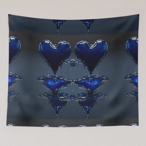 Item preview, Melting Blue Hearts designed and sold by Sadia  Jannat.