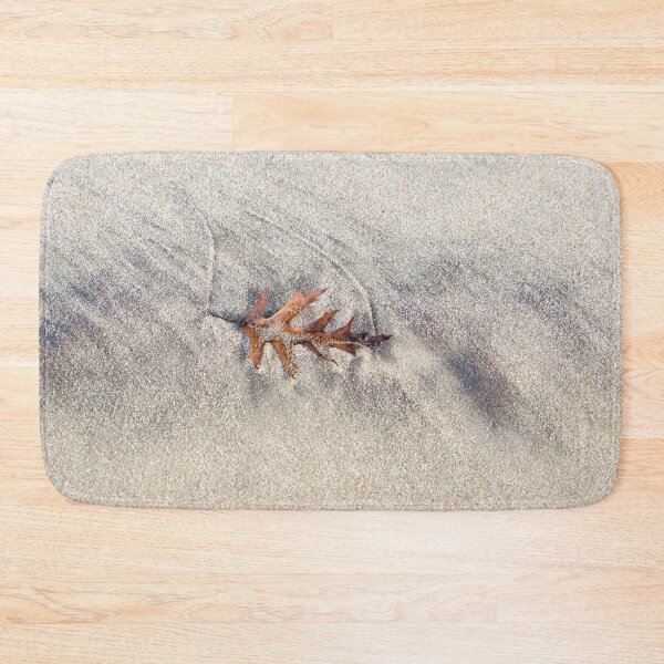 Item preview, Natural Still Life with Singular Oak Leaf on Sand designed and sold by Georgia Mizuleva.