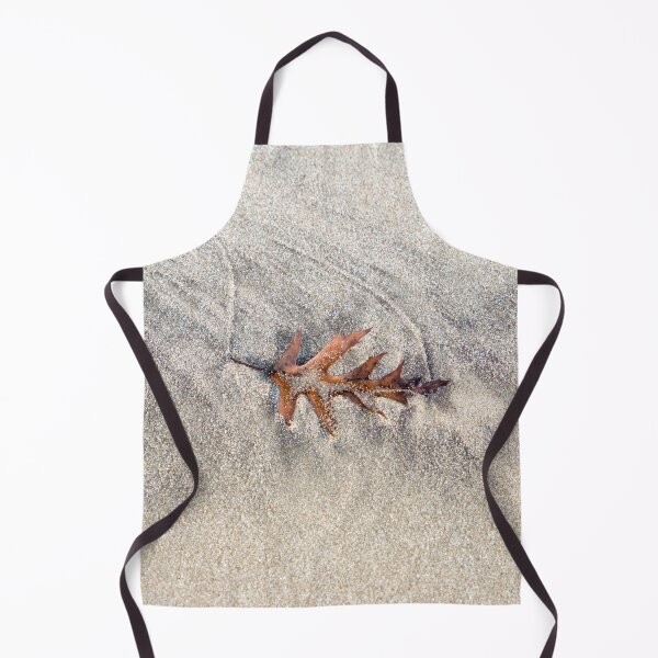 Item preview, Natural Still Life with Singular Oak Leaf on Sand designed and sold by Georgia Mizuleva.