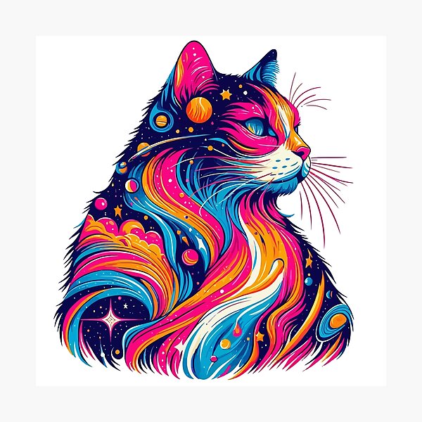 Item preview, Cat Planet designed and sold by Kunst Uit Delfzijl.