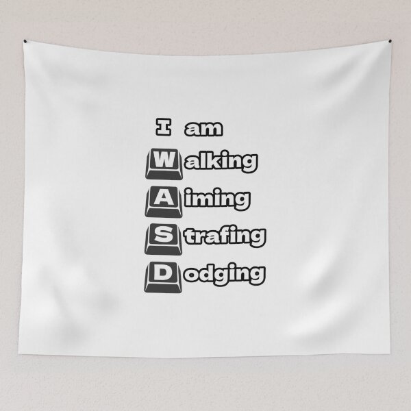 Item preview, I WASD as a gaming fan too designed and sold by SlightlyUnreal.