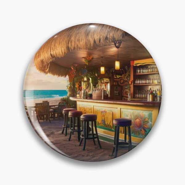 Item preview, Sunset Sips: A Mexican Bar with a Beach View designed and sold by BlareBlare.