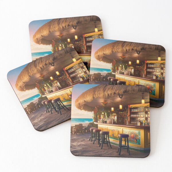Item preview, Sunset Sips: A Mexican Bar with a Beach View designed and sold by BlareBlare.