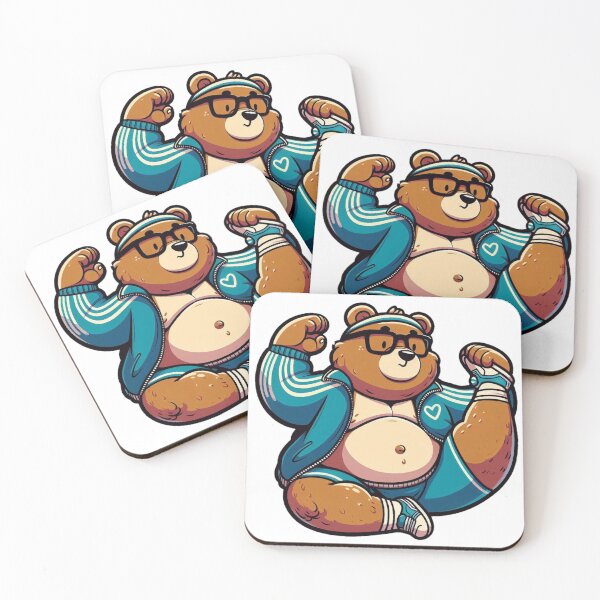 Item preview, yoga bear designed and sold by ThirtyNumber.