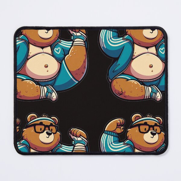 Item preview, yoga bear designed and sold by ThirtyNumber.